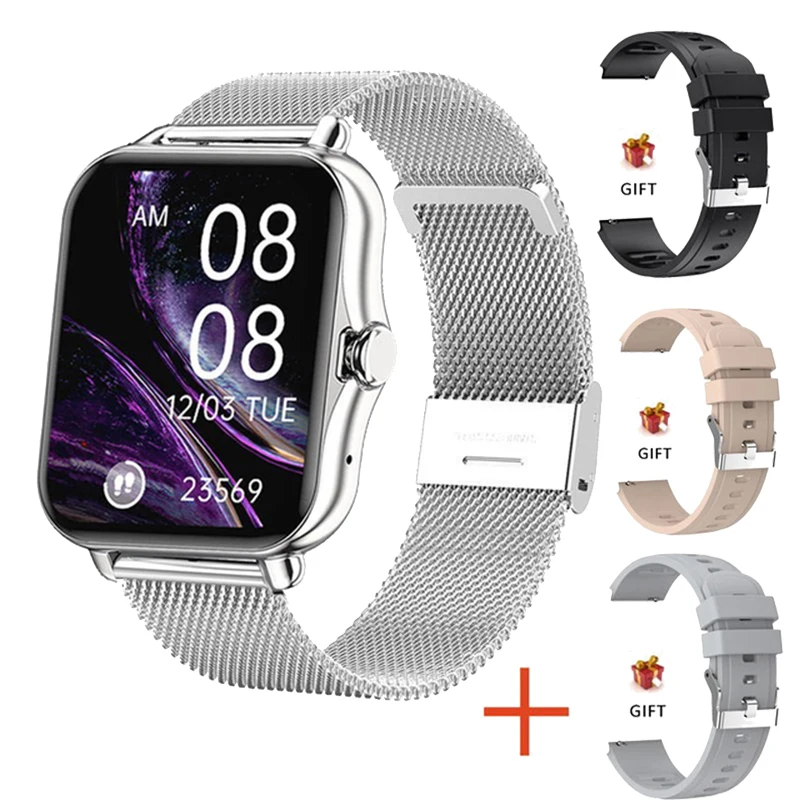 ECG Smart Watch Men Women Touch Clock Screen Sport Fitness Heart Rate Bluetooth Call Women Watch Compatible with ios For Xiaomi 