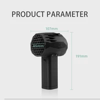 X64 Car Violent Blower Handheld Turbo Jet Fan Brushless Motor High Power Duct Fan,Mini Turbo Fan Thrust 1400G Wind Speed 240km/h 2