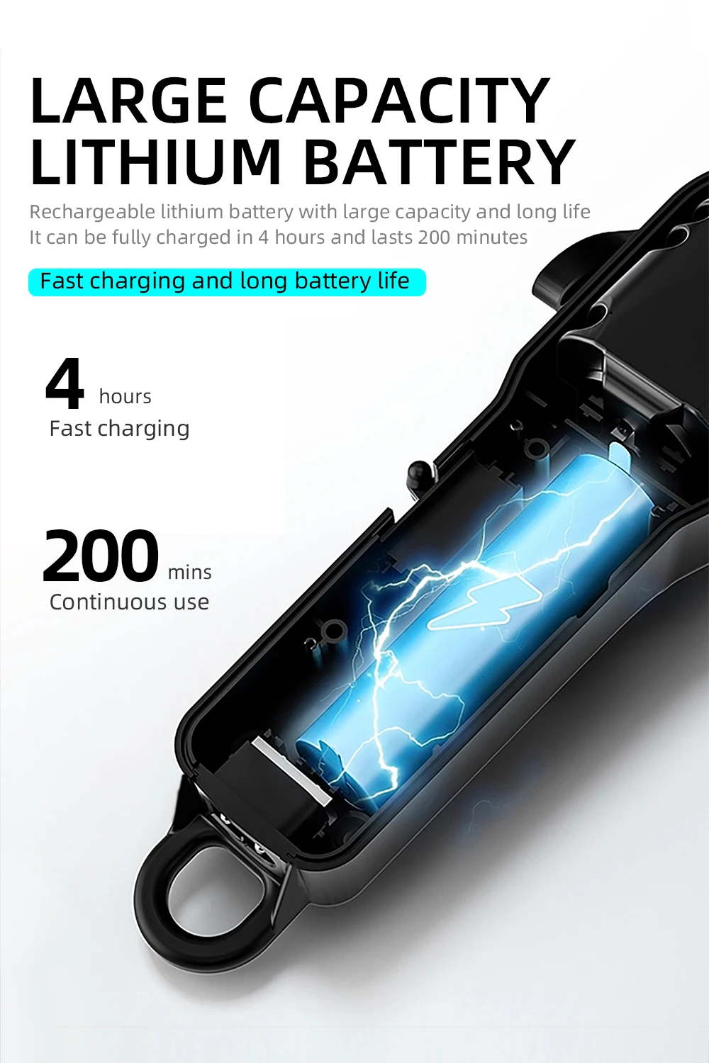 KIKIDO Profesjonalna maszynka do strzyżenia Hine Akumulatorowa maszynka do strzyżenia fryzjerskiego z bezprzewodową maszynką do strzyżenia włosów LCD dla mężczyzn KK-809A_voghion.com