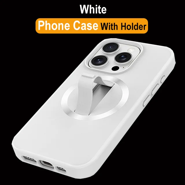 Enhanced Wireless Charging Case with Ring Holder for iPhone - Sleek and Durable Phone Protector
