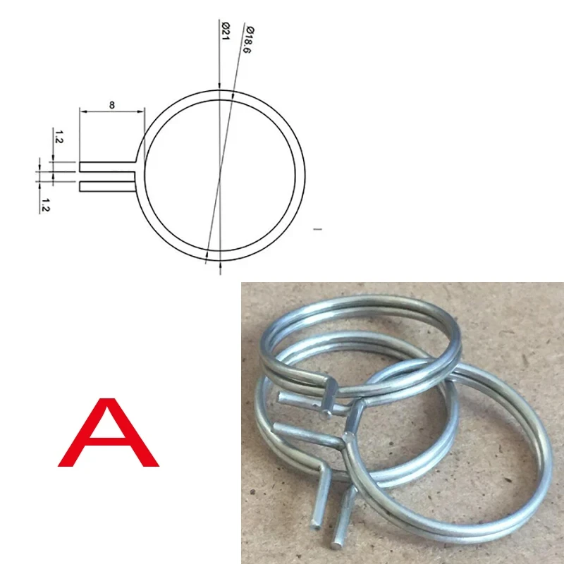 5pcs lot Custom Made Stainless Steel Lock Spring Anti theft door lock ...