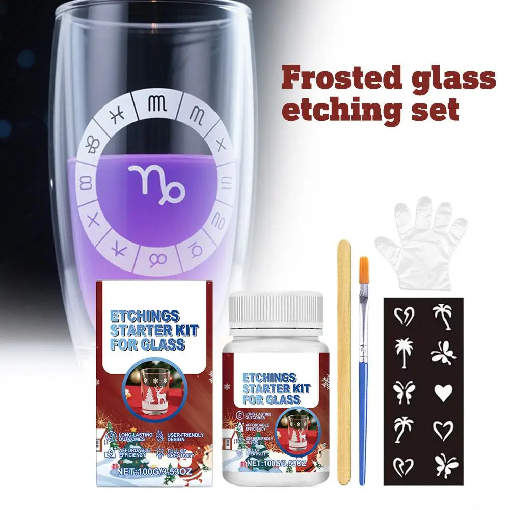 Glass Etching Craft Kit 2