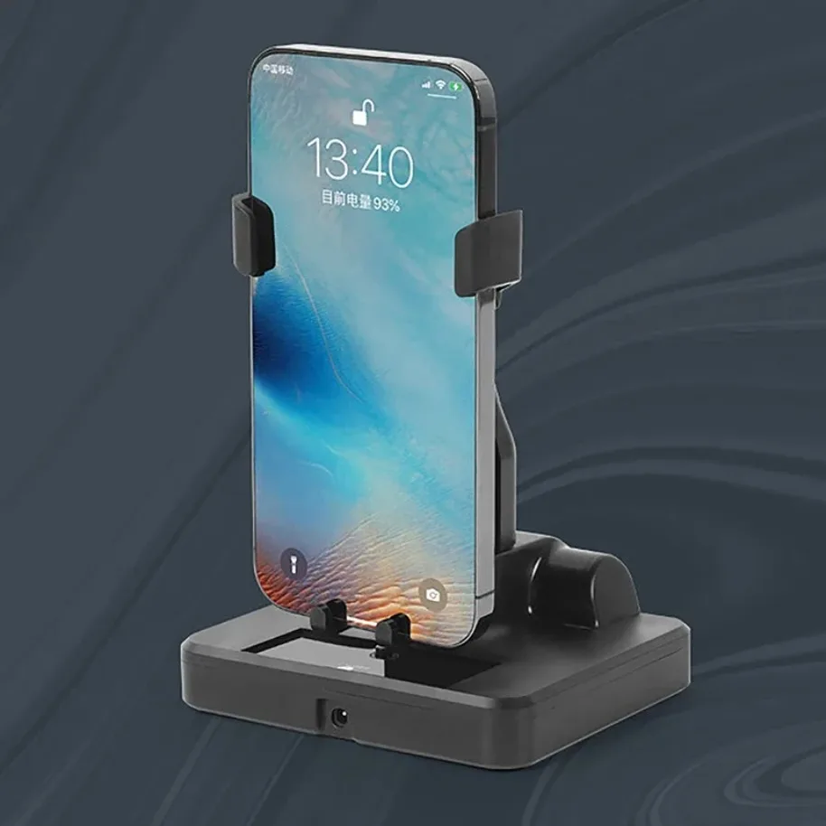 Automatic Swing Mobile Phone Stand Holder Desk Mute Shaker Automatic Swing Shake For Smartphone Wiggler Pedometer Brush Stepper