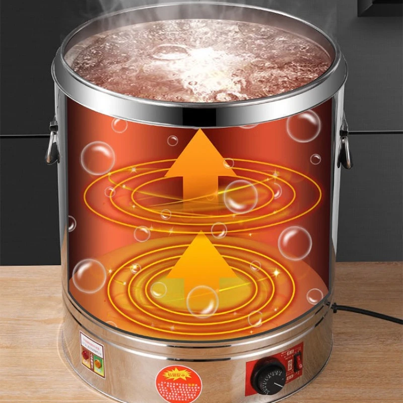 

Multi-function Stainless Steel Electric Food Steamer Warmer Heating Element Water Boiler Buckets Italy Pasta Cooker Automatic