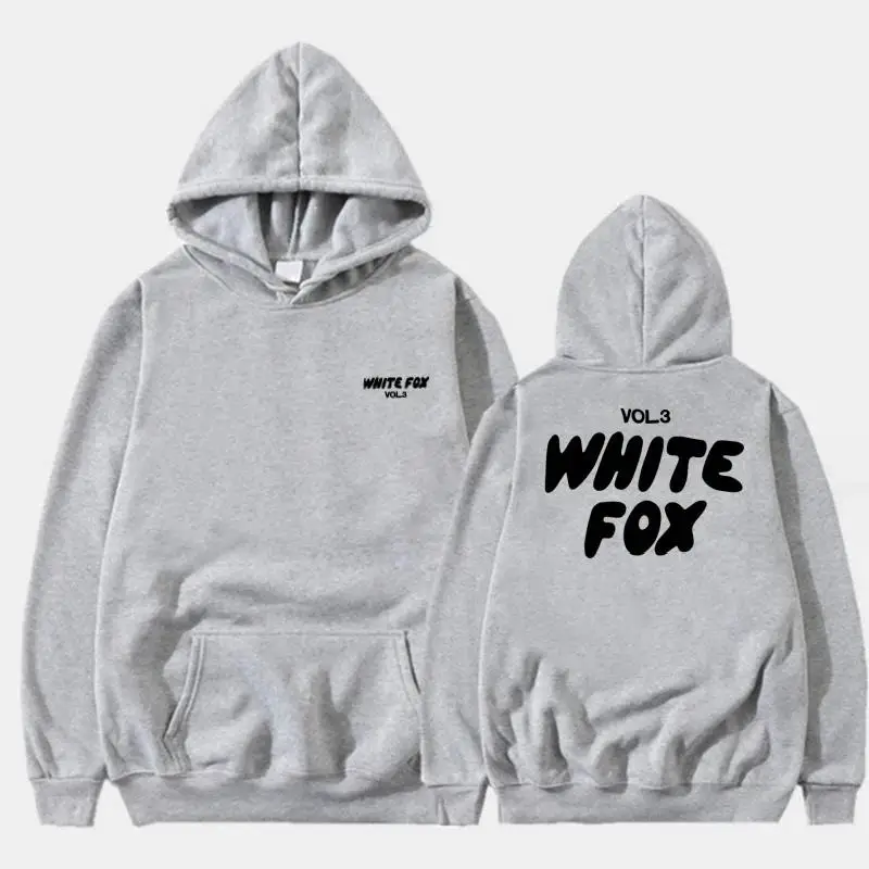 thumbnail image 1 of Sudadera con capucha para hombre y mujer, prenda con estampado de letras de zorro, extra grande, informal, holgada, estilo Hip Hop Vintage, 1 of 5
