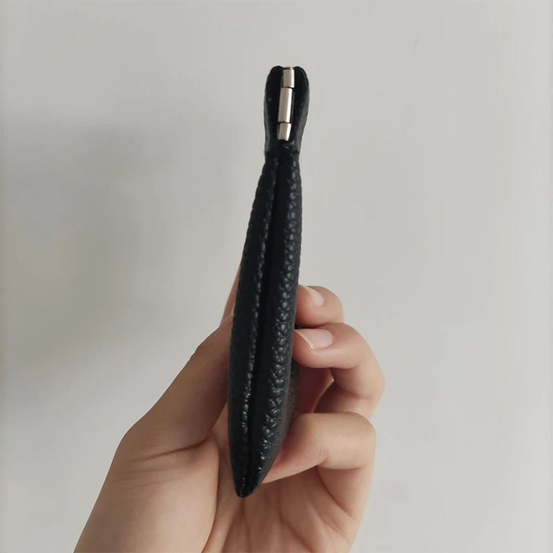 Pu Leather Coin Purse Women Men Mini Short Wallet Bag Key Headphone Card Holder