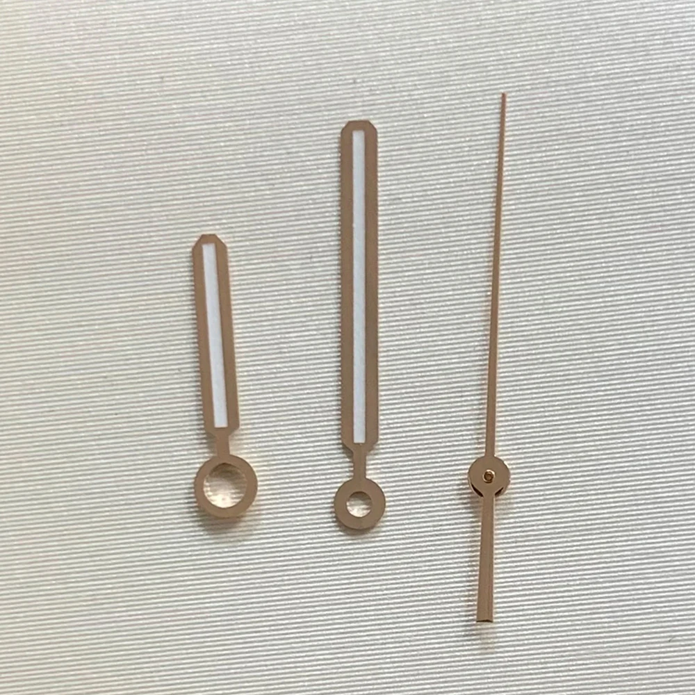 Nh35 핸즈 그린 야광 실버 로즈 골드 시계 핸드, 교체 시계 포인터, 31.8mm 다이얼 수정 액세서리, 신제품