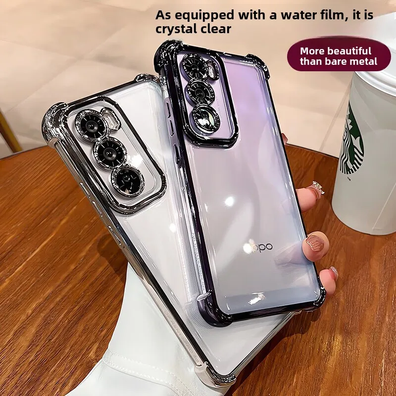 Shockproof Clear Silicone Soft Case with Reinforced Corners