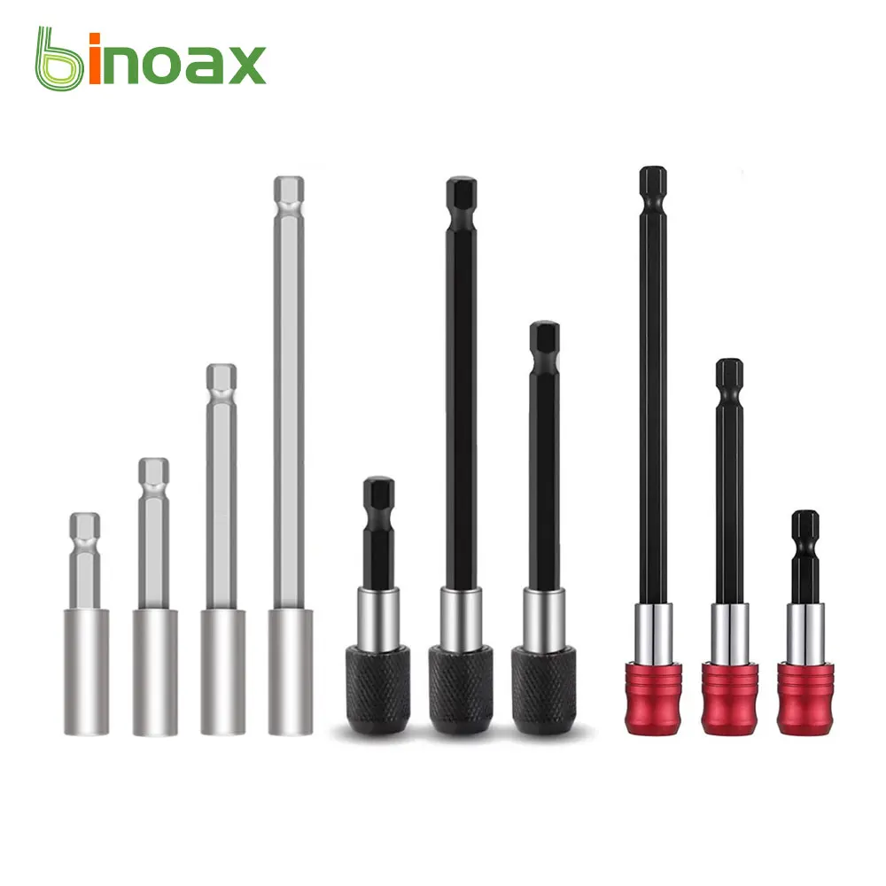 Extension Bit Set Hex Rod Shank Long Binoax Screwdriver