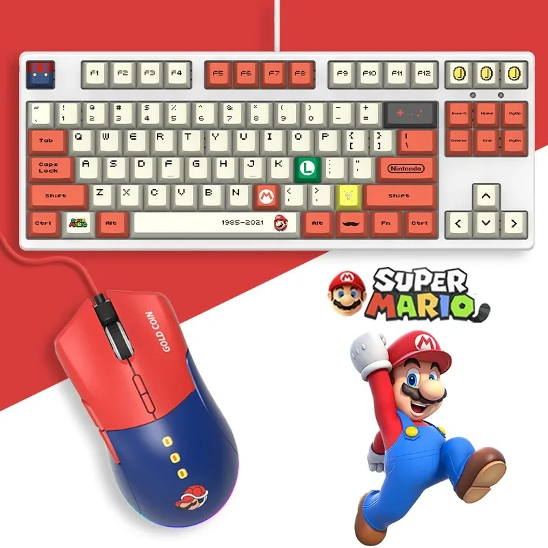 納得できる割引 スーパーメリオブロスゲーミングキーボード、有線マウス、ゲーム キーボード