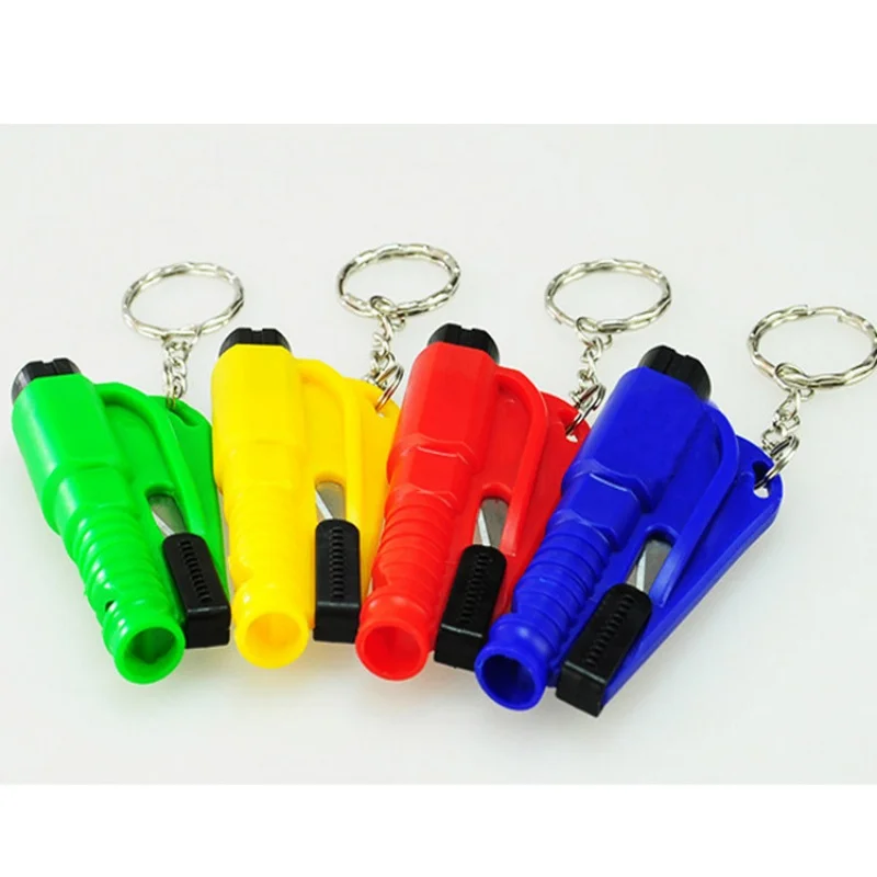 Mini Safety Hammer Keychain Mini Safety Hammer Keychain Escape Car Life-saving Escape Hammer Window Broken Emergency Glass Breaker