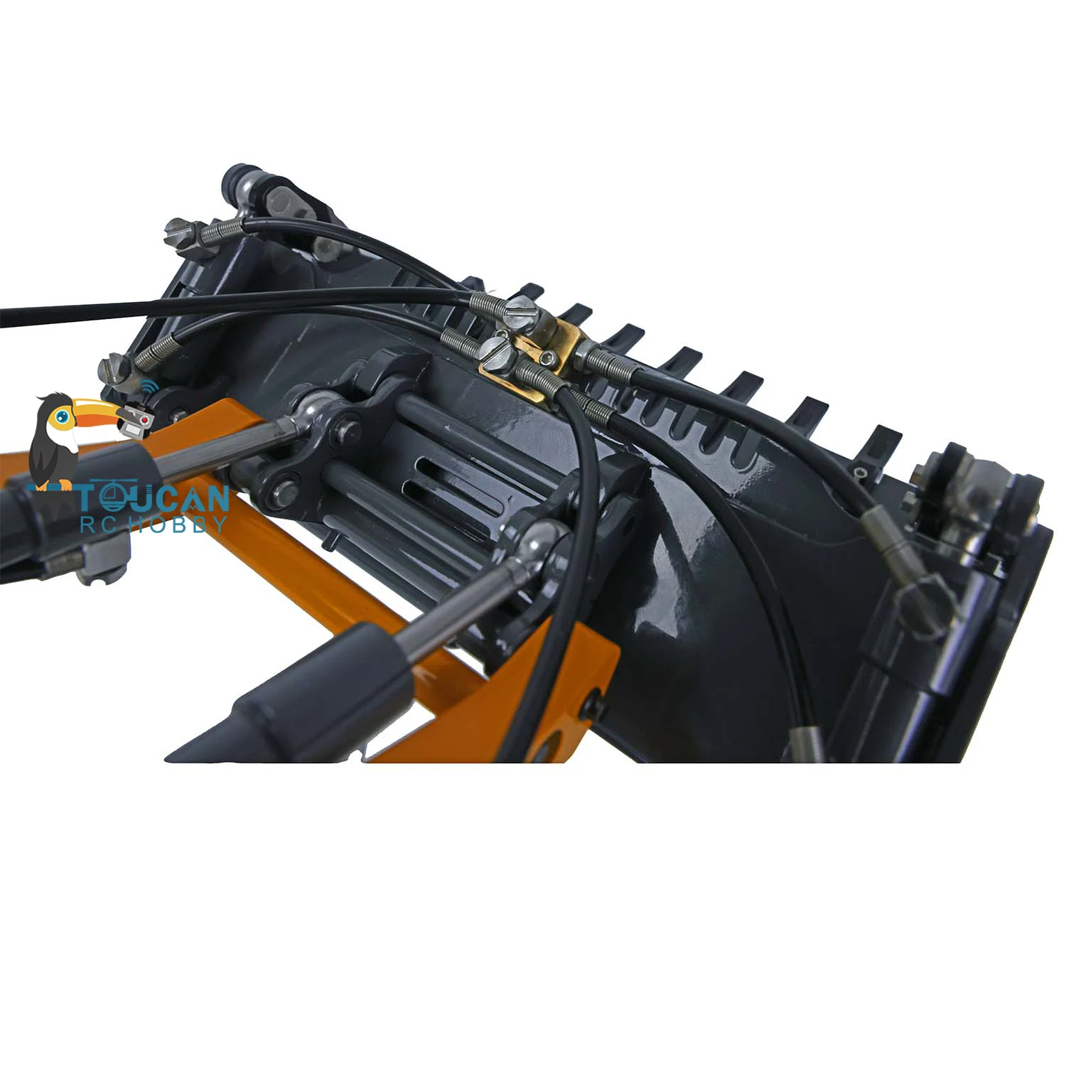 RTR 1/14 LESU Aoue LT5 RC Hydraulic Loader Metal Skid-Steer Car Remote Control Truck Model Sound Light Toy for Adult THZH1324 5