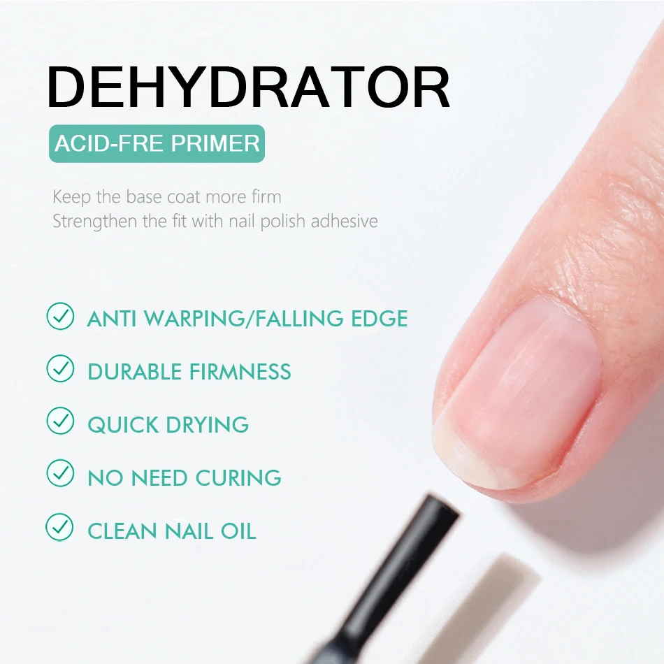 Description Picture 2 of itemCHUNSHU 15ML Dehydrator Primer No Need UV LED Lamp Fast Air Dry Strong Base Coat Semi Permanent UV Gel Nail Polish  Long Lasting