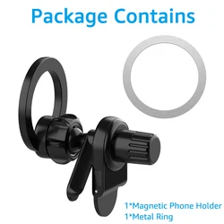 Premium 360° Rotating Magnetic Car Phone Holder with Strong Grip (C - 364 - D - 1)