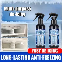 Spray de fusion de glace et de dégivreur, solution de fusion de glace à action rapide pour réfrigérateurs et congélateurs, agent de dégivrage efficace, essentiel pour la maison 4
