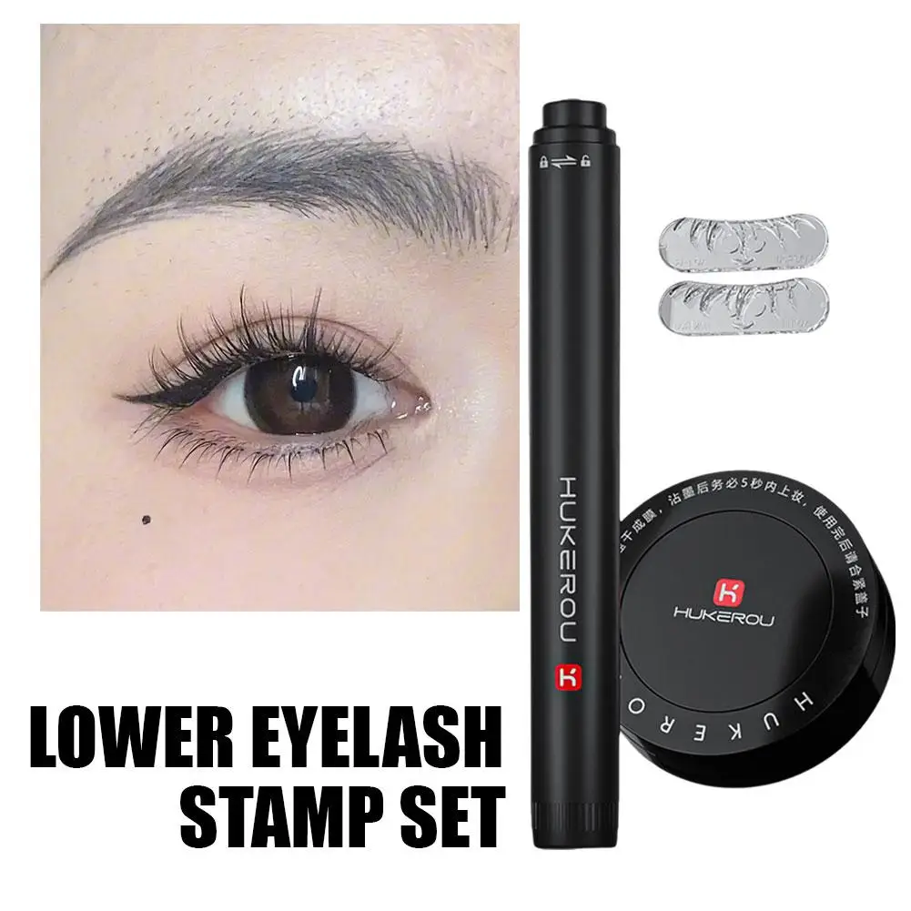 

Lower Eyelash Seal False Eyelashes Waterproof Sweatproof Encrypted Quick-drying Non-removing Magnetic Disposable Q9Z2