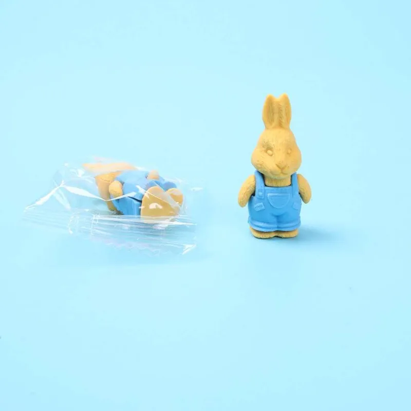 Pencil Eraser 10PCS Animal Shaped Cartoon Design Stationery Puzzle Toys