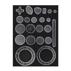 Roundness Ruler Set - Geometric Drawing & Art Tool Kit (22pcs) (22pcs)