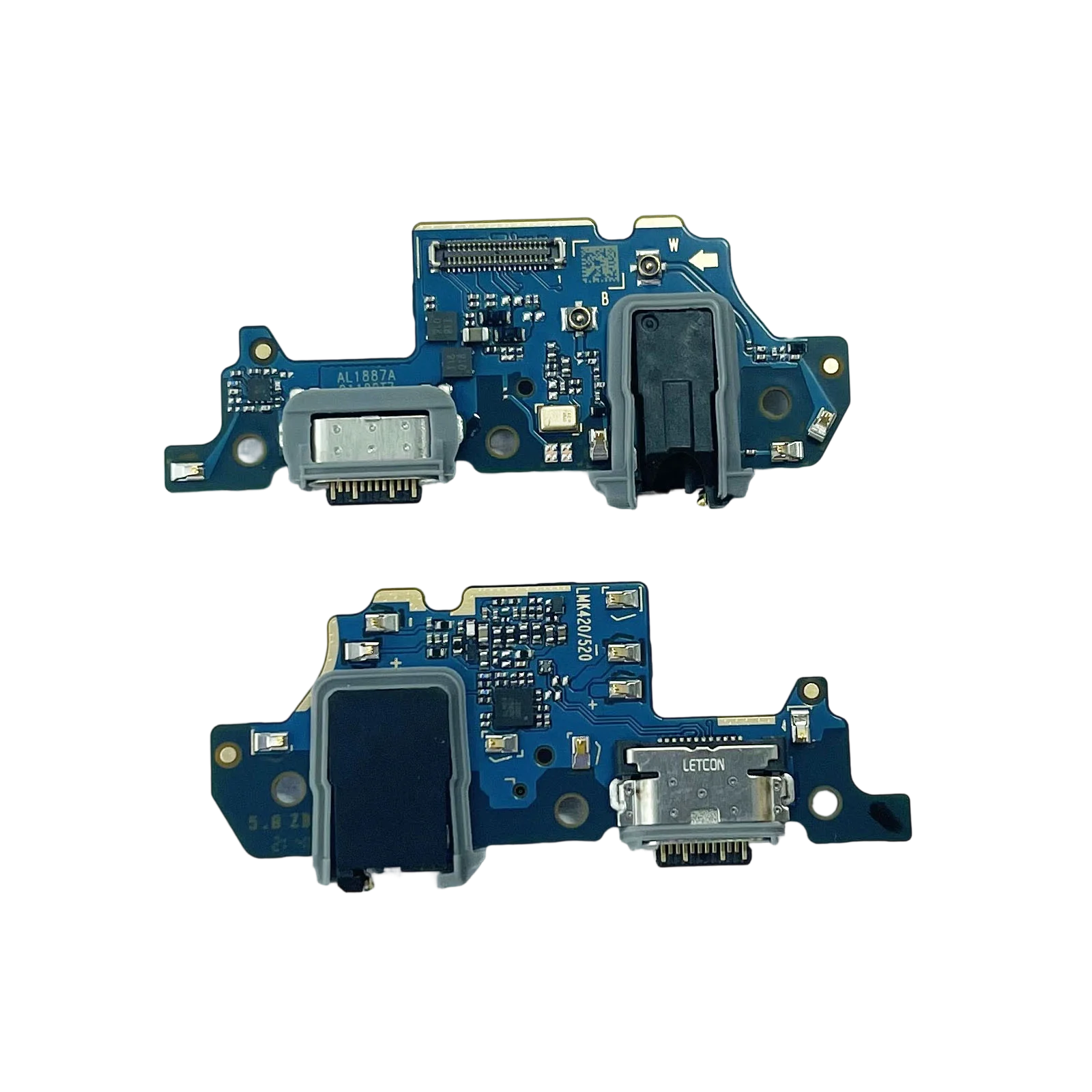 Org USB 충전 포트 잭 독 커넥터 LG K52 / Q52 / LMK520 LMK520E LMK520Y LMK520H LMK525H 용 충전 보드