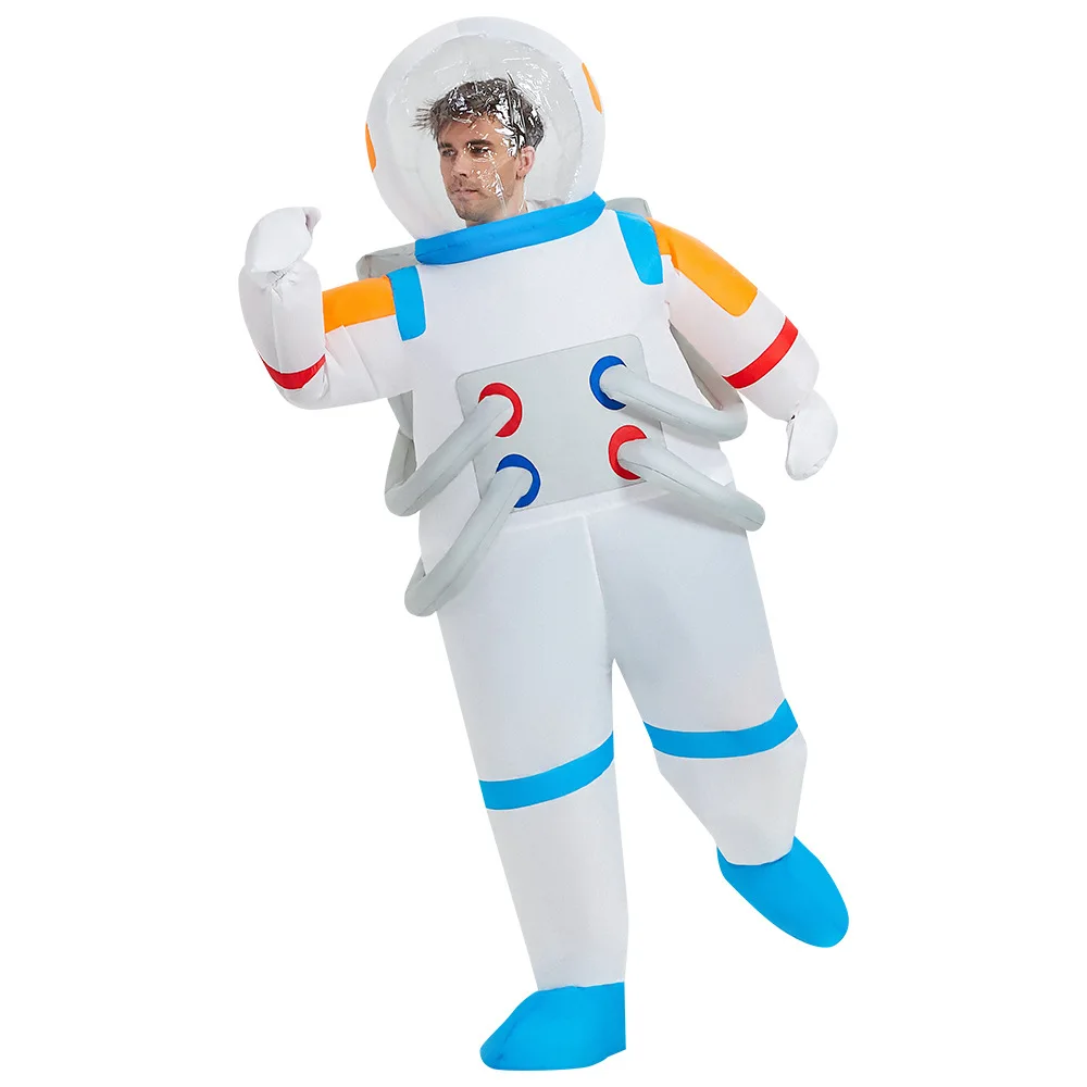 Halloween Spaceman Cosplay Costume Astronaut Cos Suit With Helmet Adult  Inflatable Children's Day Photography Photo For Family - AliExpress