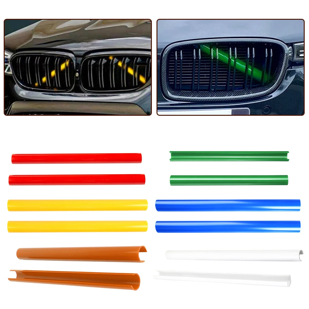 

Front Grille Trim Strips Supports Grill Bar V-Brace Wrap FOR BMW F10 F11 F07 F18 F06 F12 F13 F01 F02 F03 F04 F48 F49 F39 F45 ABS