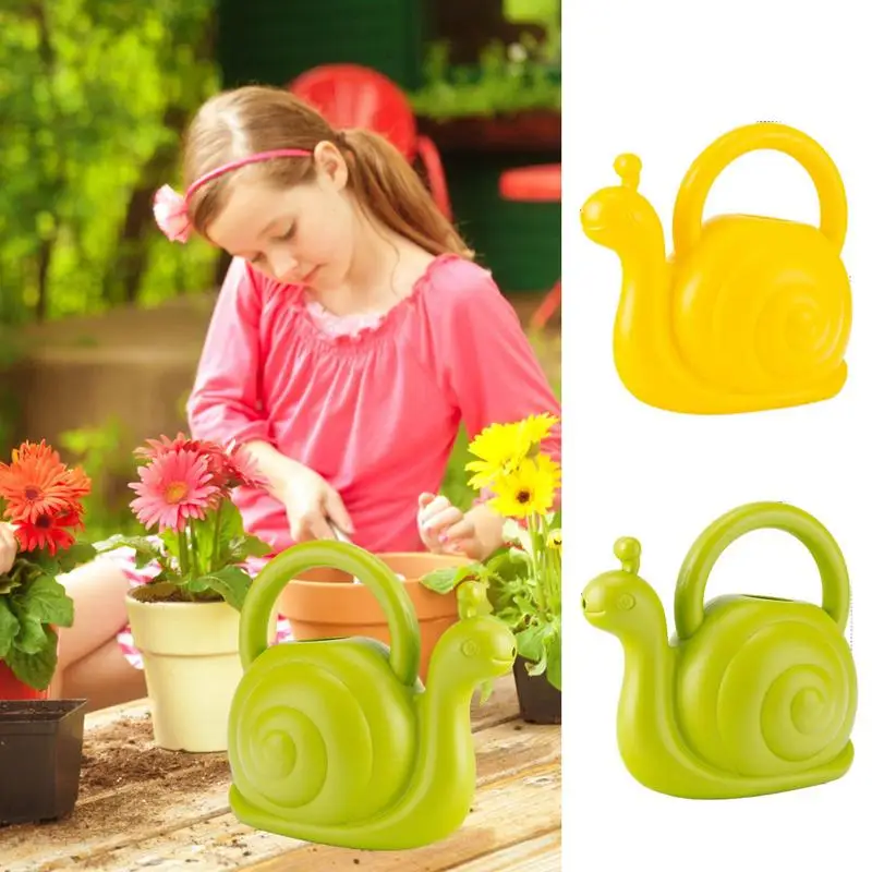 

Cute Watering Can Pot Home Garden .5L Cute Snail Creative Gardening Kettles Flowers Plants Watering Tool Kids Sprayer Bucket