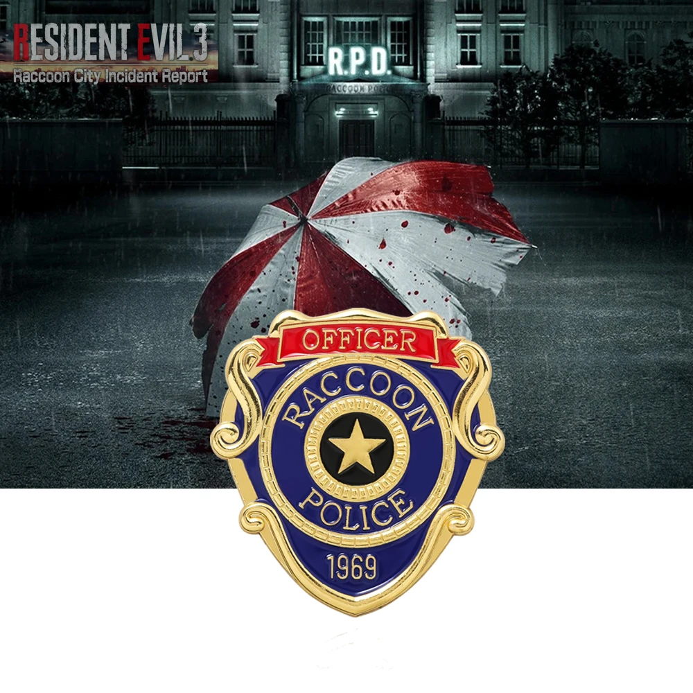 バイオハザードラクーンポリスバッジ バイオハザードラクーンポリス