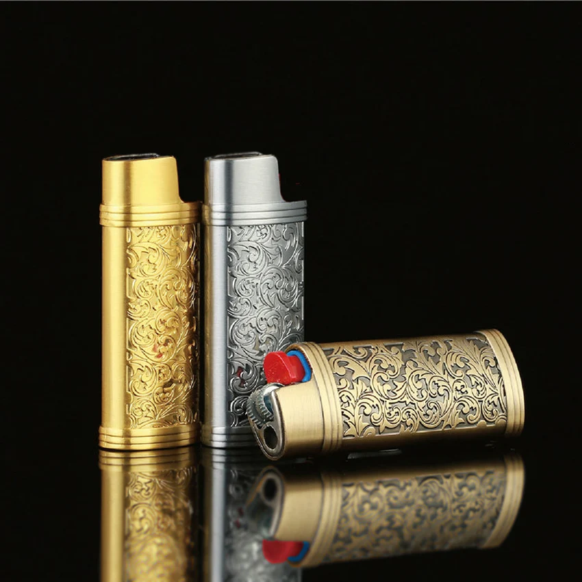 Étui à Briquet Métal Graffiti Loutre - Protection Décorative Pour Briquets Standard, Cadeau Fumeur