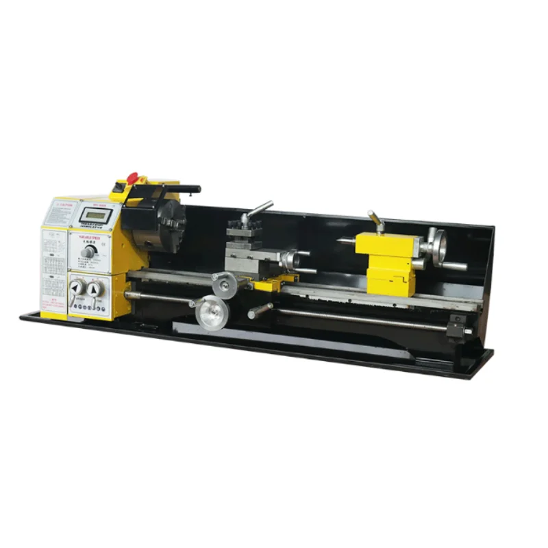 

HMT-600A Lathe Metal Processing Mechanical 220V Multi-function Lathe Machine Tool Woodworking Ordinary Micro Machine Tool 1PC