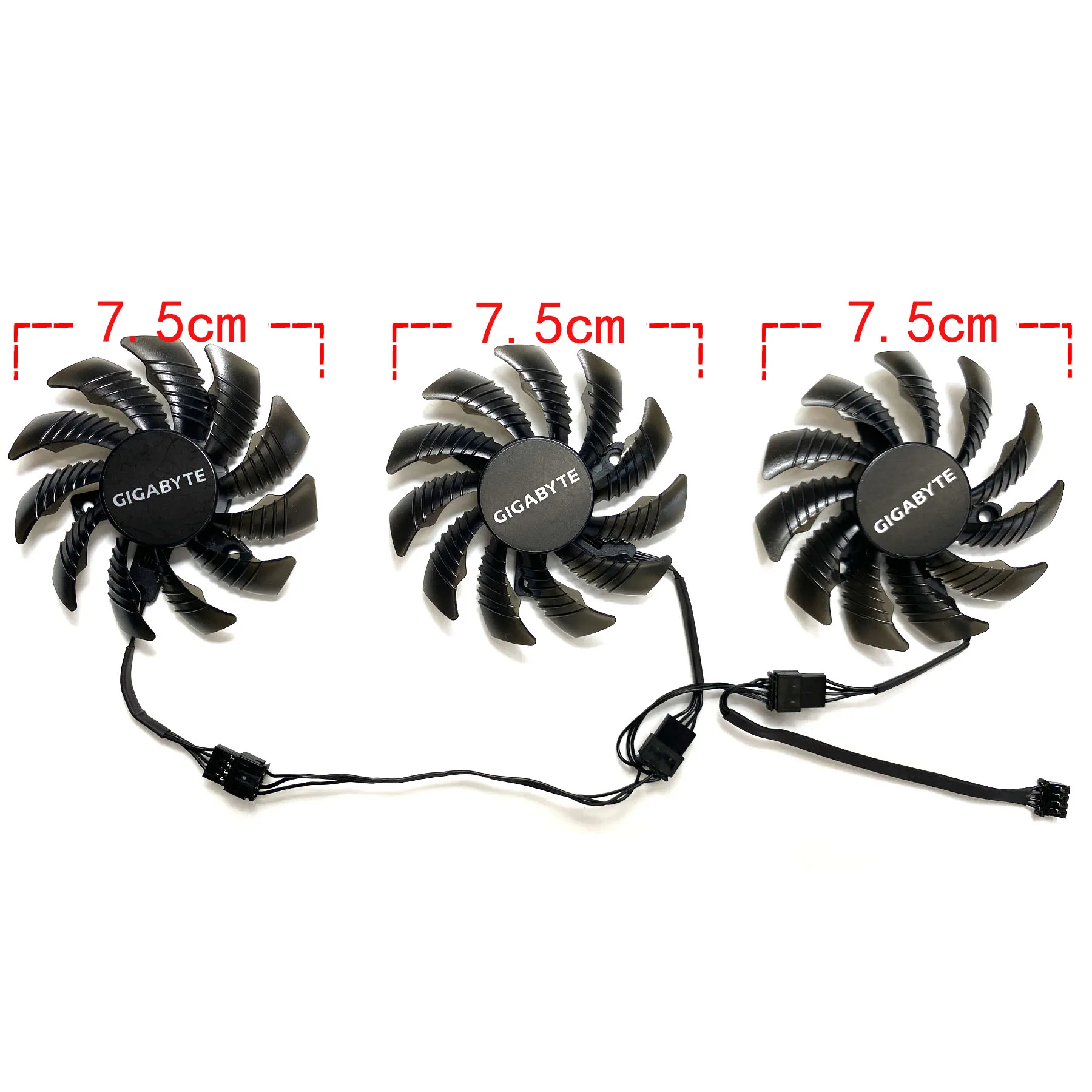 Placa Gráfica Ventilador de Substituição para Gigabyte Geforce P104100 Gtx1060 1070 1070ti 1080 1080ti g1 T128010su Novo - Imagem 6
