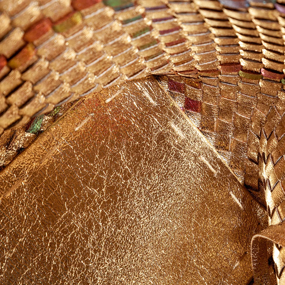 Woven Tote Bag For Women Large Capacity Bag For Women 2023 Designer Luxury Soft Plaid Purse And Handbag Top Quality Shoulder Bag