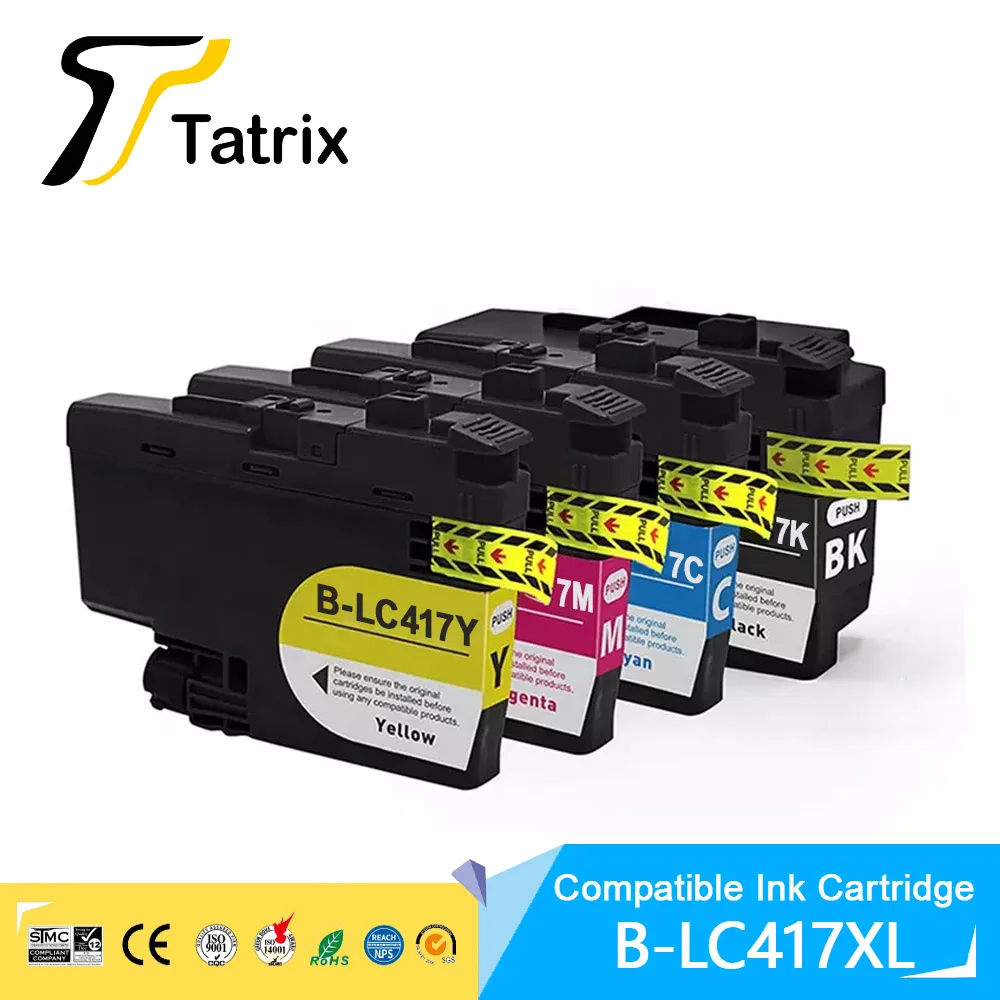 【Pre-sale】Tatrix LC417XL B-LC417XL Compatible Ink Cartridge For Brother HL-J7010CDW,MFC-J5800CDW MFC-J7500CDW,MFC-J7600CDW