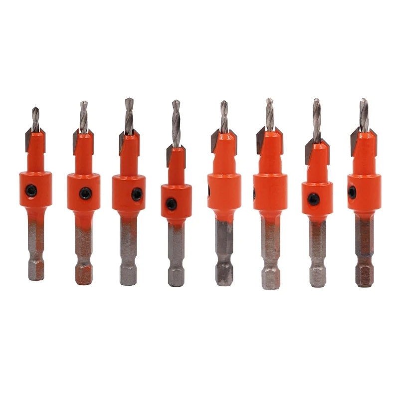 

Shank Woodworking Drill Bit Countersink Double Cutter Hole Tool