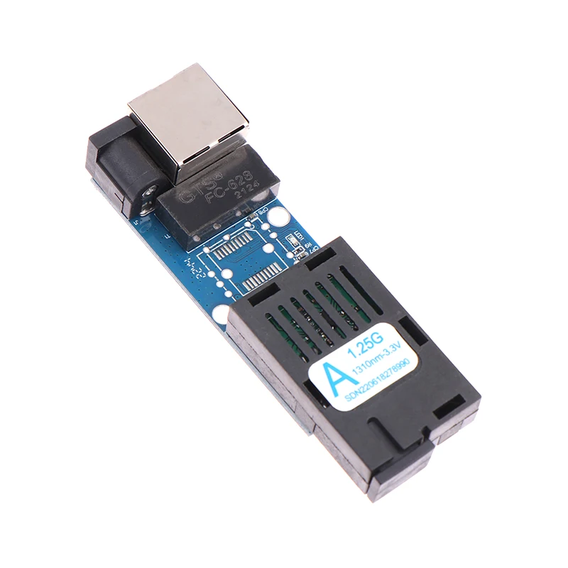 1 çift Mini Gigabit Fiber optik medya dönüştürücü 10/100/1000Mbps tek mod 3Km UPC/APC sc-port 100/1000M Fiber anahtarı