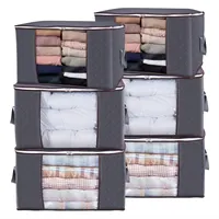3pcs 6pcs Large Capacity Clothes Storage Bag Organizer