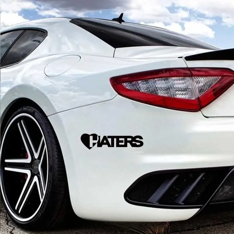 “HATERS" Stickers，cool and fashion stickers for Cars, Trucks, Walls, Laptops, Windows, Motorcycles, Bumpers Or Crafts - 3