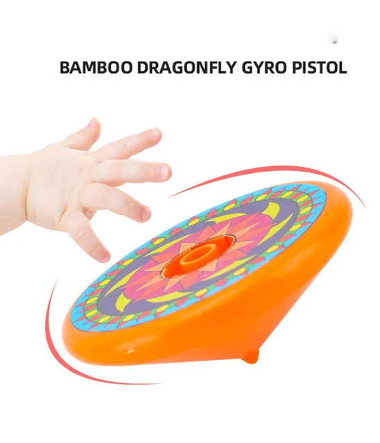 Hot Stacked Spinning Top Launcher Gyroscope Set toy Colorful & Fun Kids Toys for Flying Stacking Games Party Favors & Boys Gifts 3