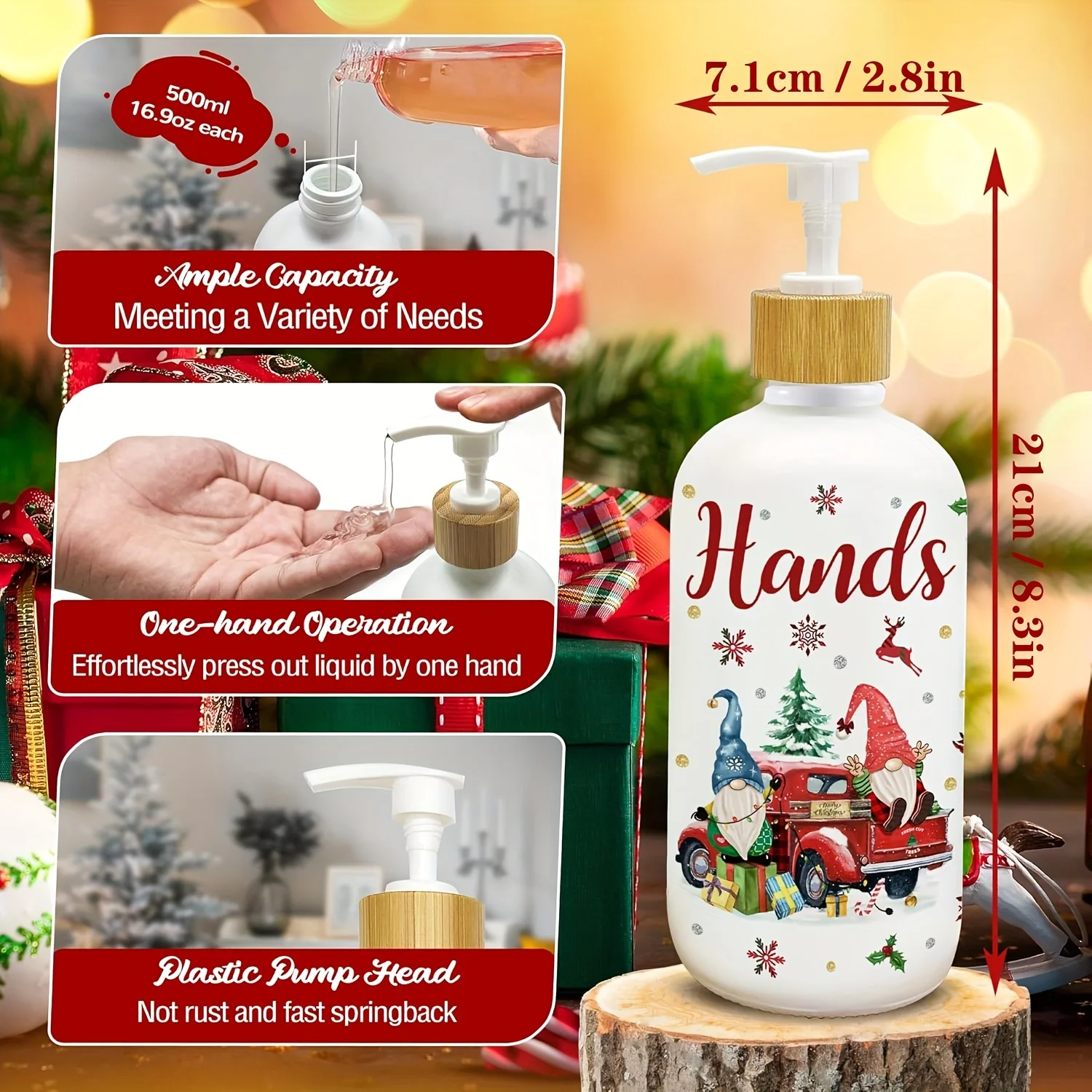 Christmas Gnome Soap Dispenser 5