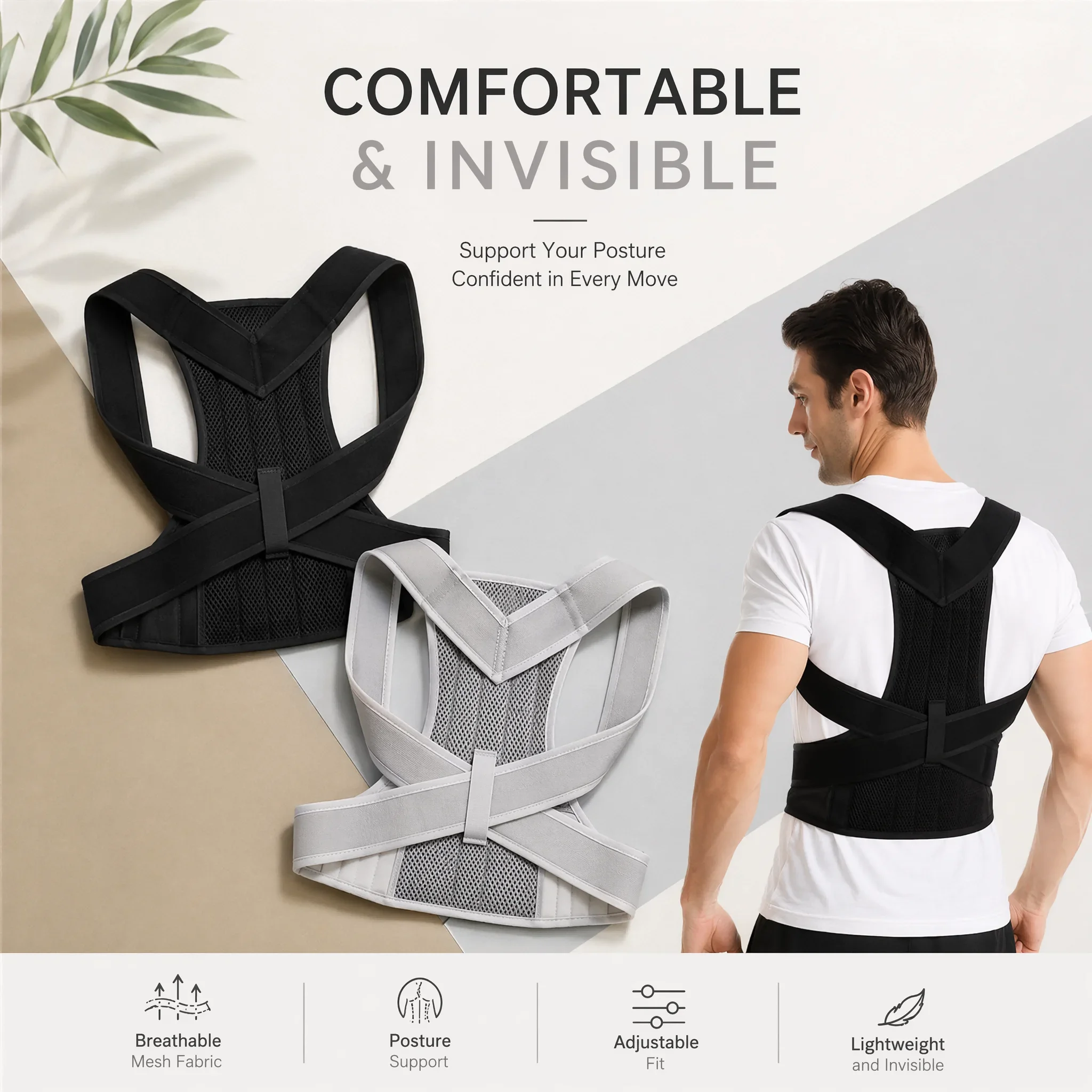 Innovative Posture Corrector and Lumbar Support Belt