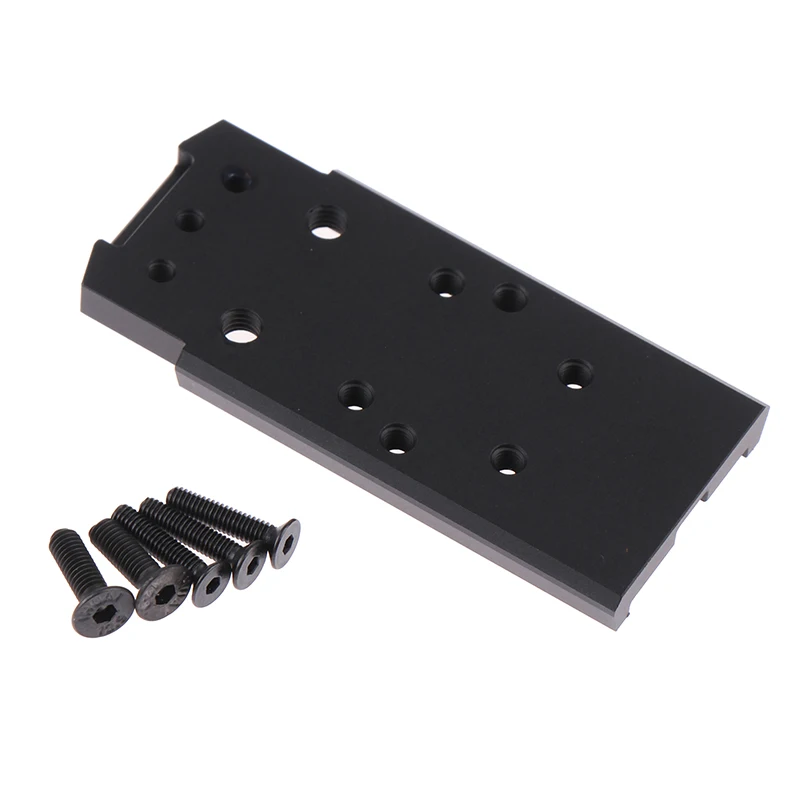 Tactical CNC Metal P320 Rear Sight Mount Base Adapter Plate Fit For SIG RMR SRO 3