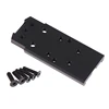 Tactical CNC Metal P320 Rear Sight Mount Base Adapter Plate Fit For SIG RMR SRO 3