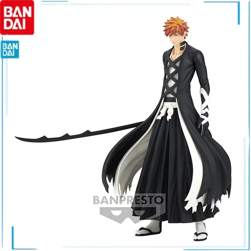 

Bandai BLEACH Ichigo Kurosaki SOLID AND SOULS Japanese Anime Genuine PVC Action Figure Desktop Decoration In Stock