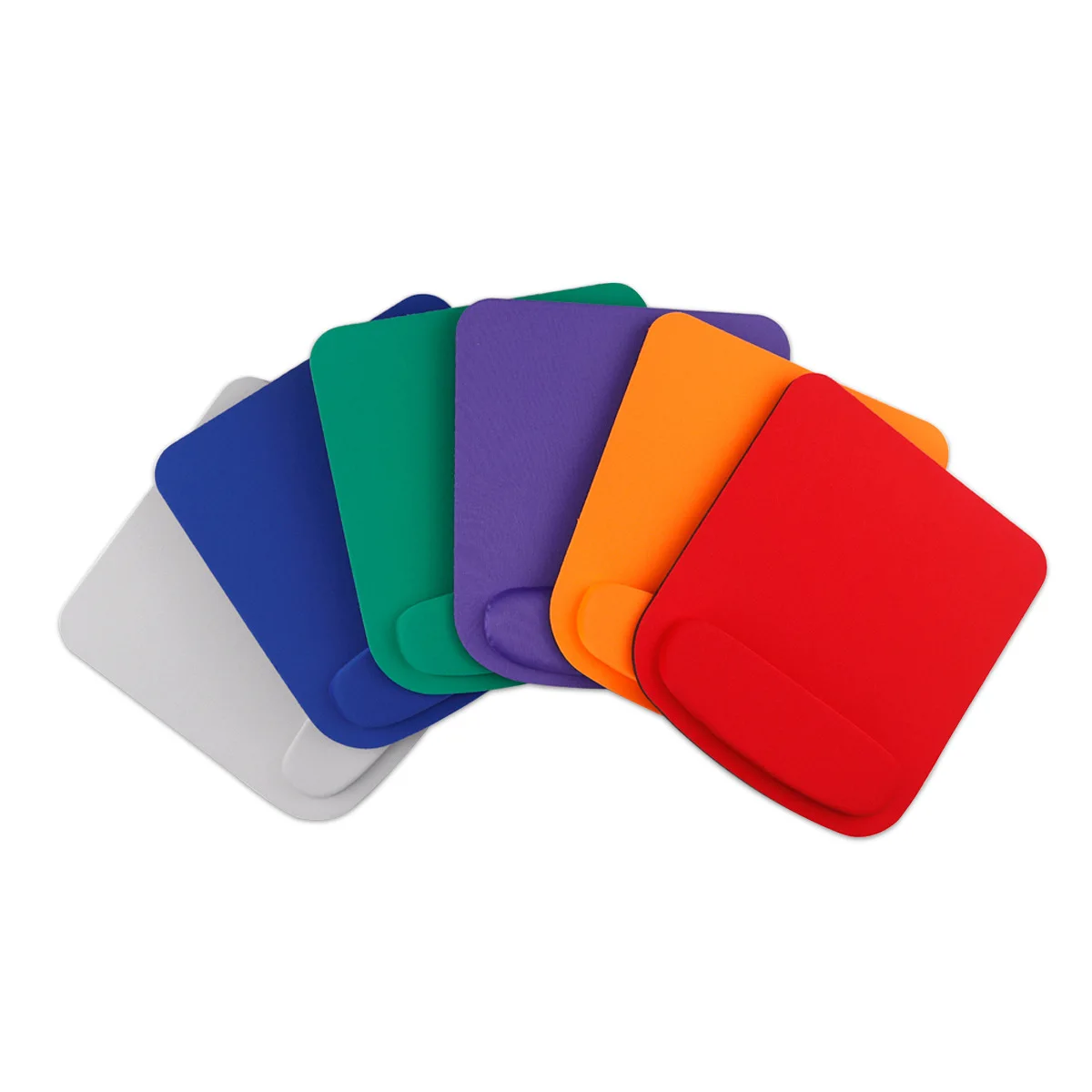 7 Solid Colors Mouse Pad Comfortable Mouse Soft Support Pads Ergonomic