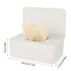 Wet Tissue Box with Lid Dustproof Baby Nappy Wet Tissue Storage Holder Dispenser for Home Car Office Paper Tissue Organizer 6