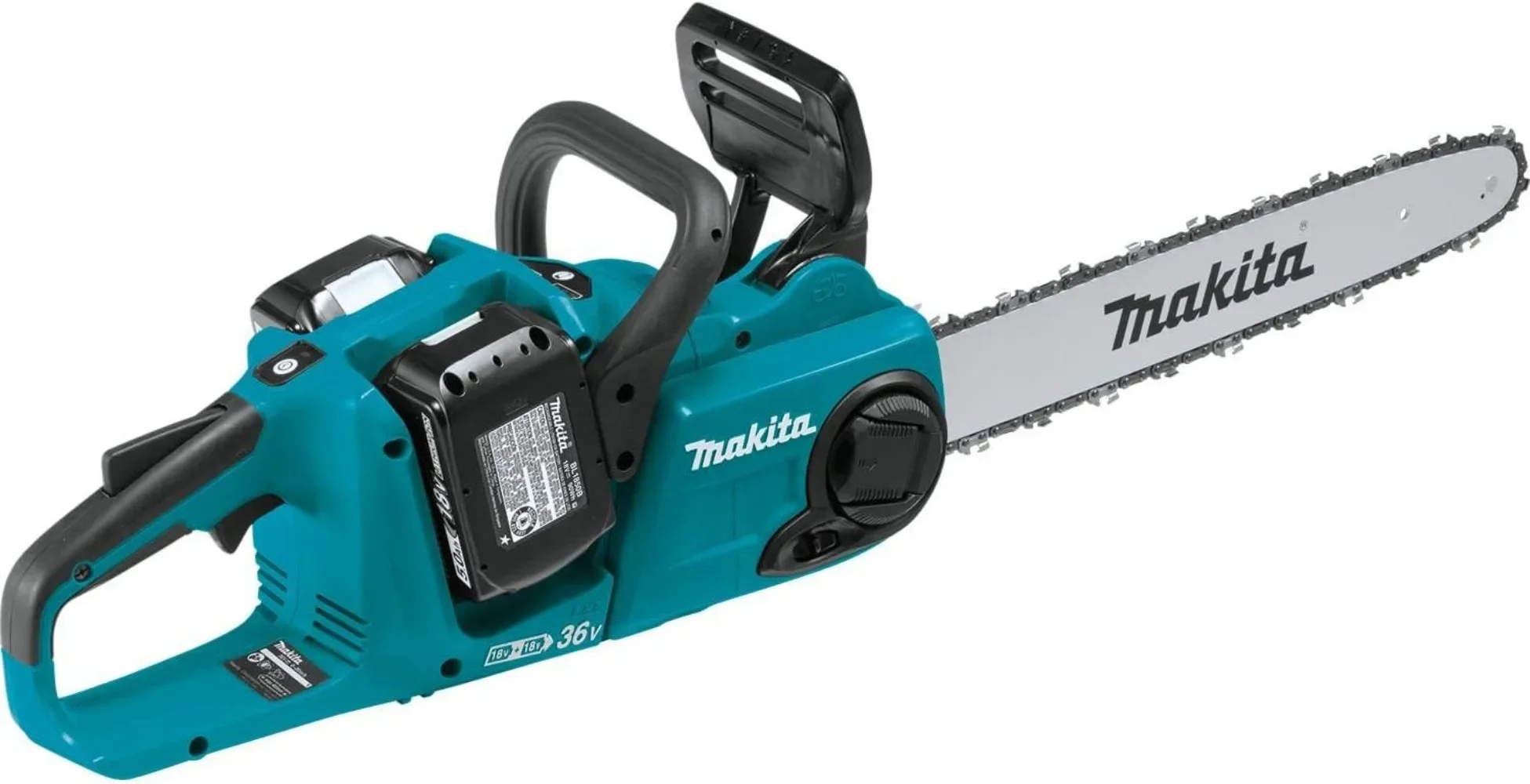 Makita XCU04PT1 36V (18V X2) LXT® Brushless 16" Chain Saw Kit with 4 Batteries (5.0Ah) 2