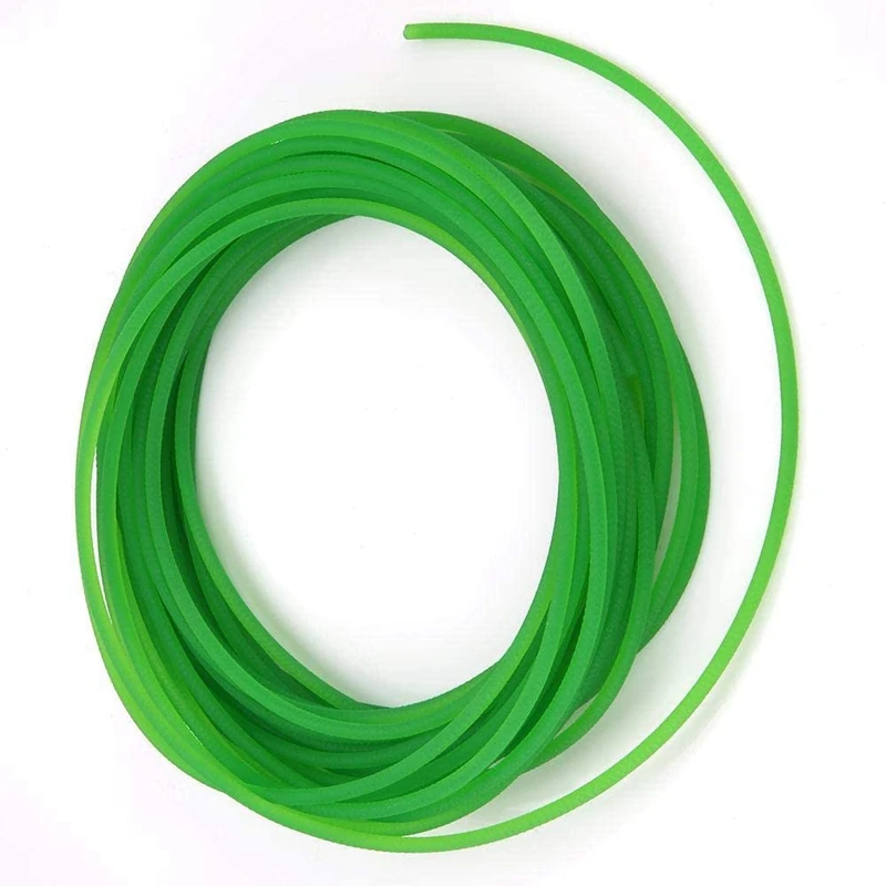 3Mm10m High-Performance Urethane Round Belting Green Rough Surface PU Polyurethane Round Belt For Drive Transmission
