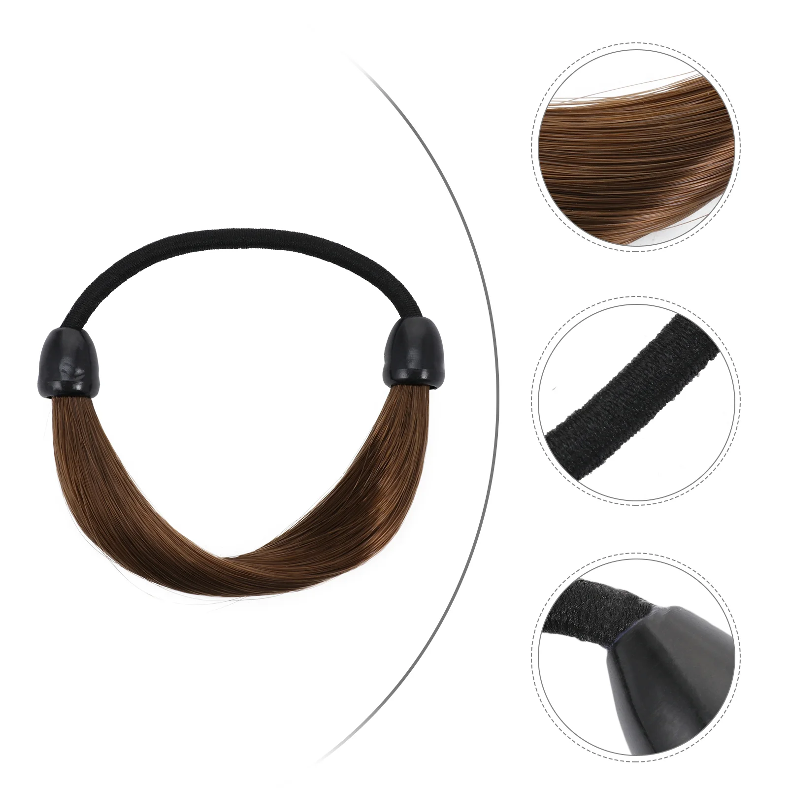

6 Pcs Elastic Hair Band Ties for Women Bands Elasticity Korean Fashion Headdress Plastic Ponytail Girls Ropes