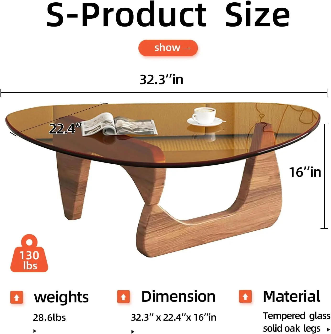 contemporary glass coffee table 2