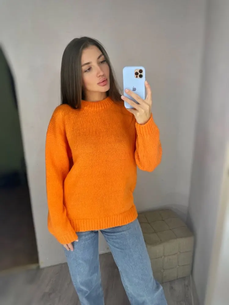 Oversized Long Sleeve Knitted Sweaters