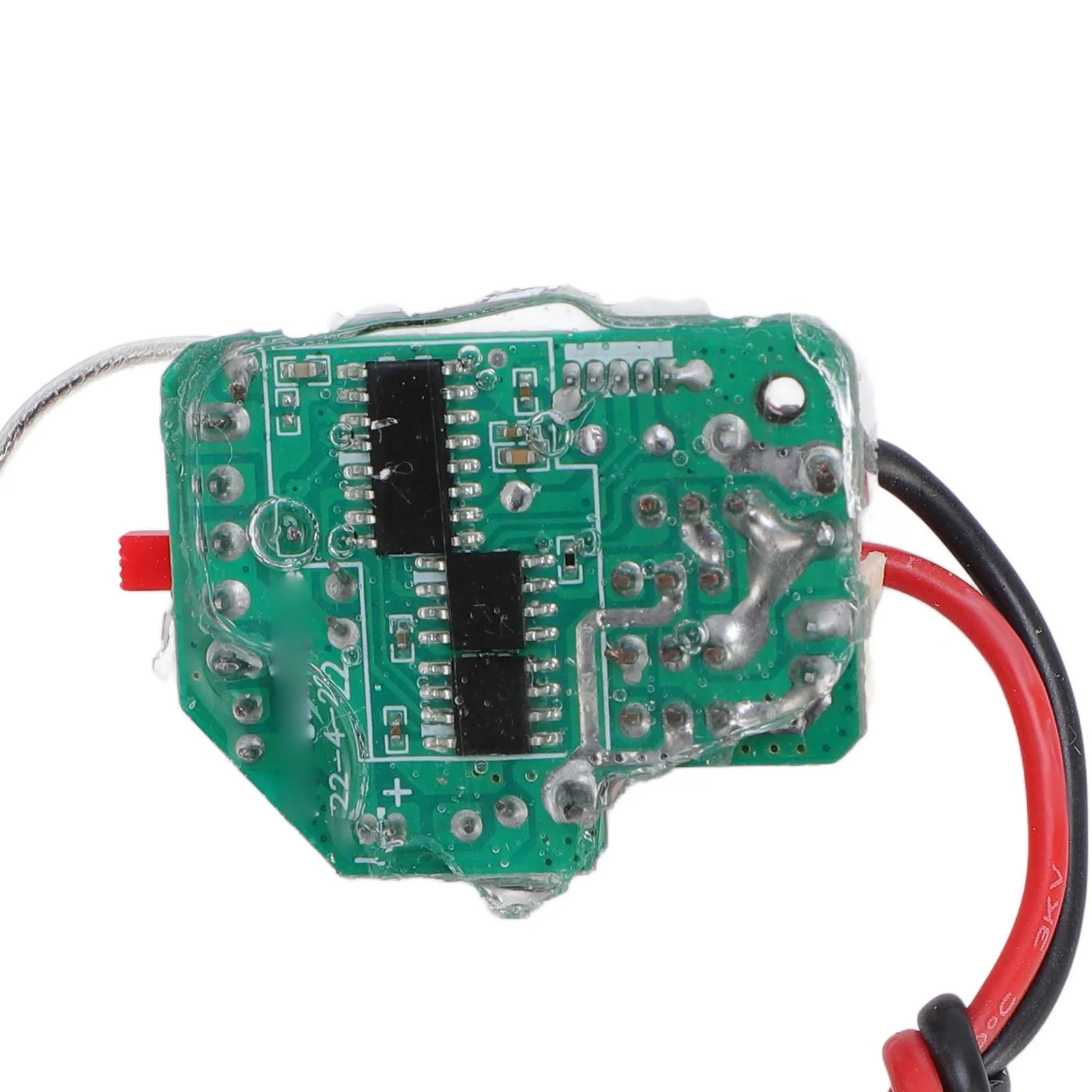Détail du récepteur ESC pour voiture RC 1:18, compatible HS 18301 18302 18303 18304 18311 18312 18313 18314, sur fond blanc.